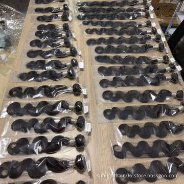 Wholesale price Brazilian Hair Bundle with closure Cheap 10a Grade loose deep chicago wholesale brazilian hair vendors